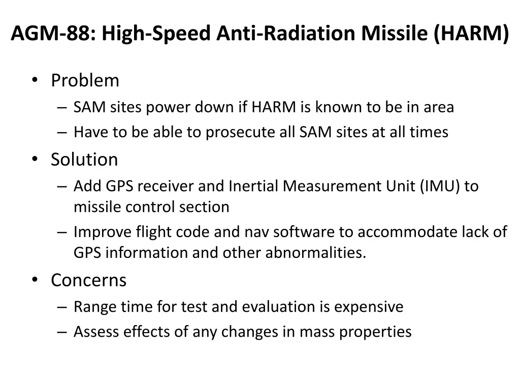 agm 88 high speed anti radiation missile harm 2