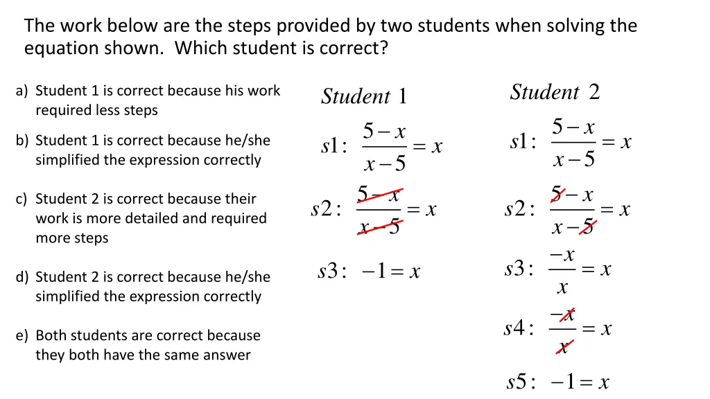 the work below are the steps provided