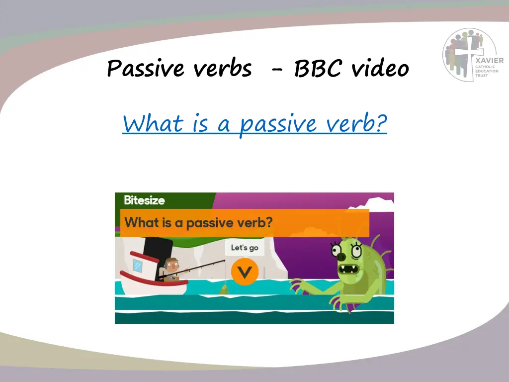 passive verbs bbc video