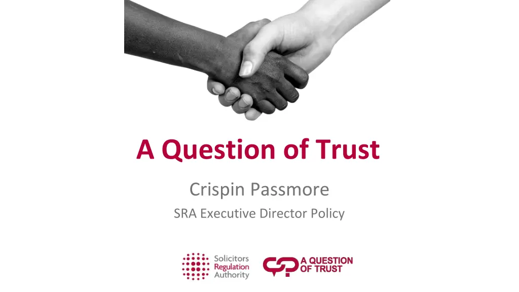 a question of trust