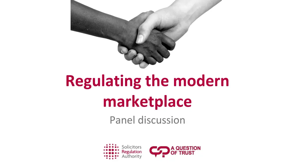 regulating the modern marketplace panel discussion
