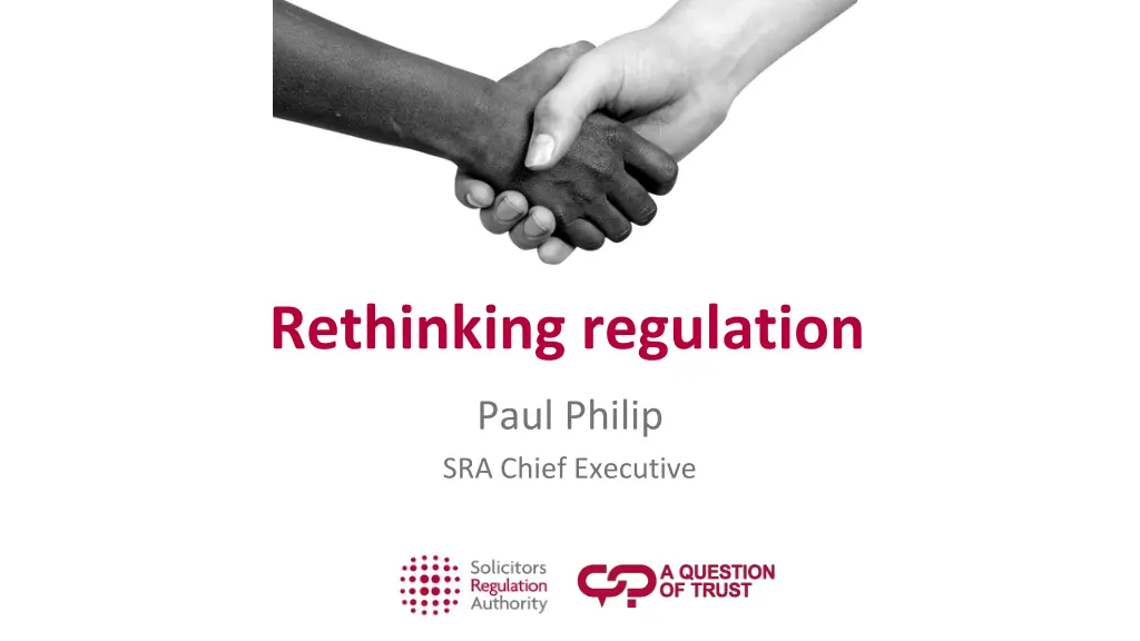 rethinking regulation