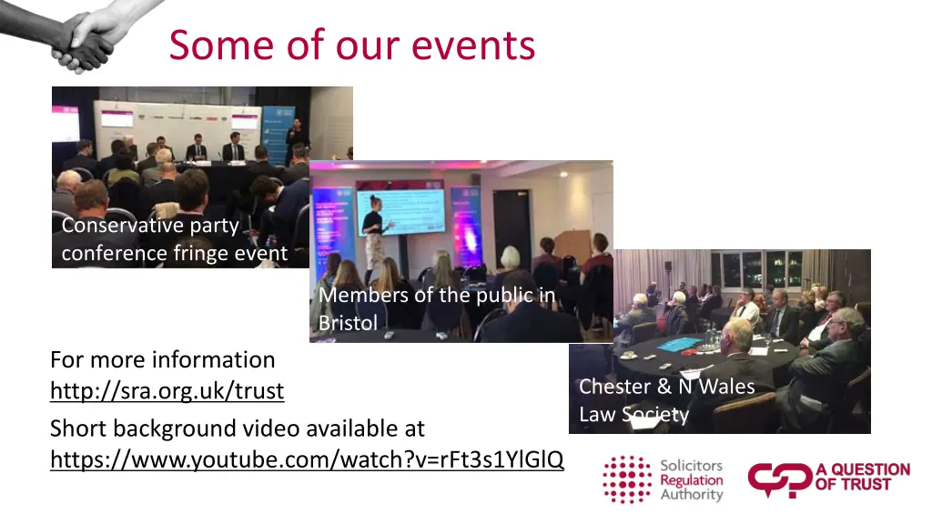 some of our events