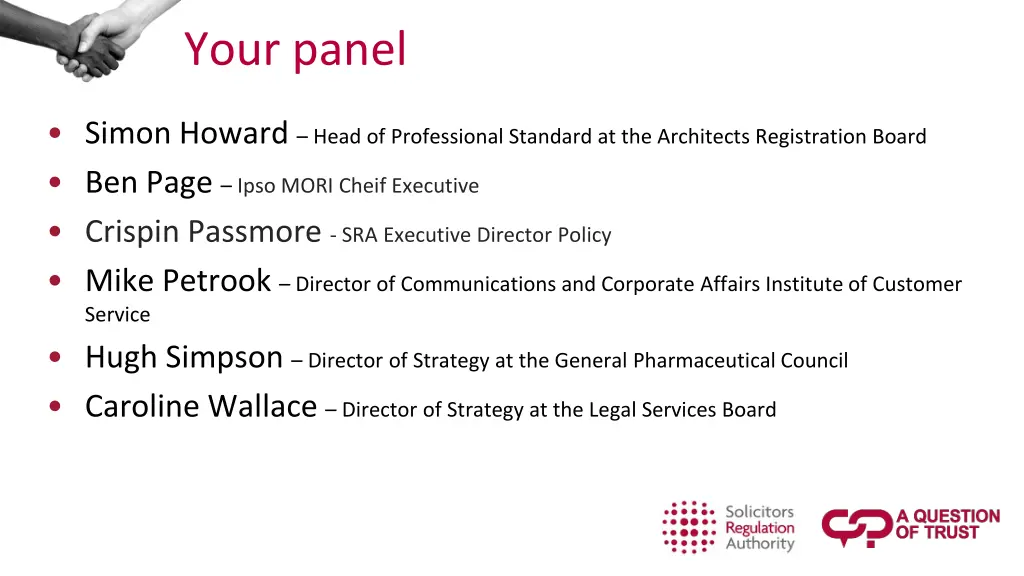 your panel