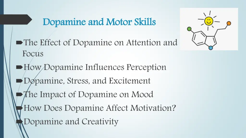 dopamine and motor skills
