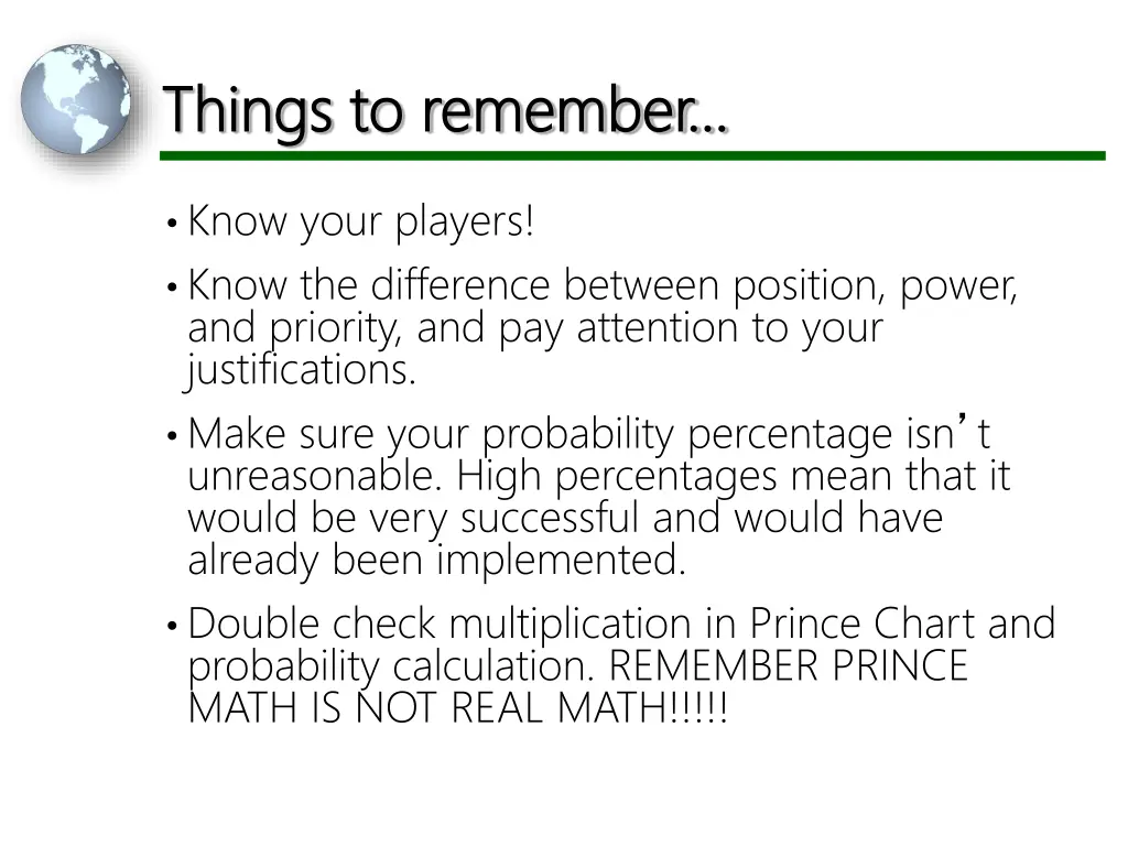 things to remember things to remember