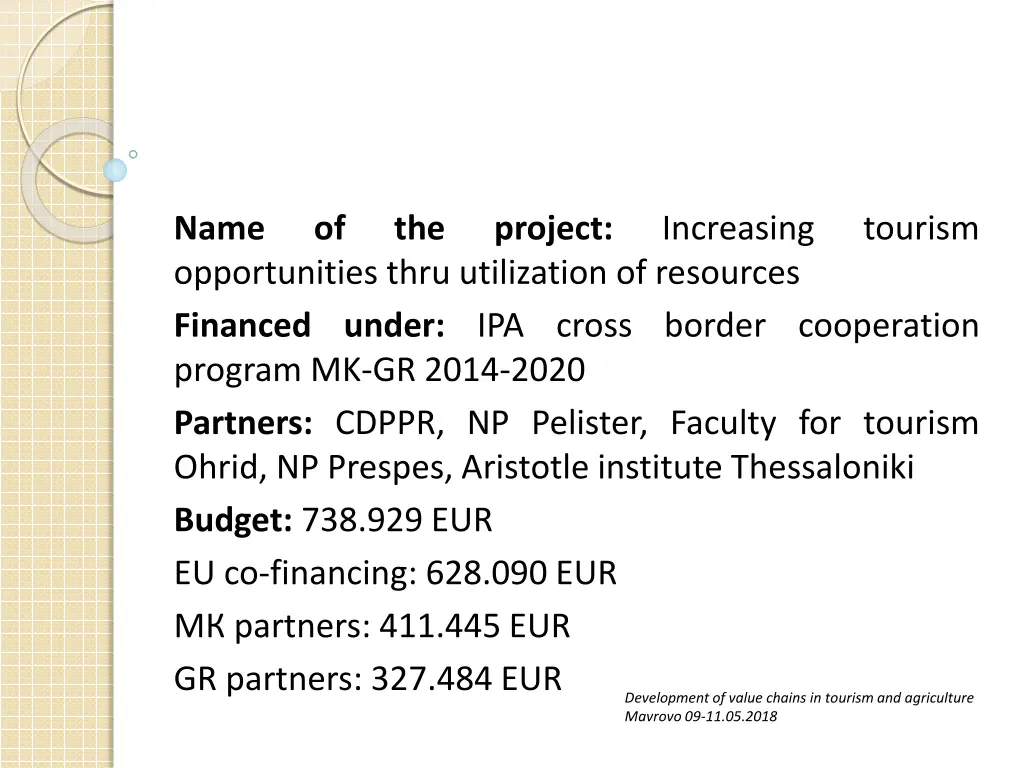 name opportunities thru utilization of resources