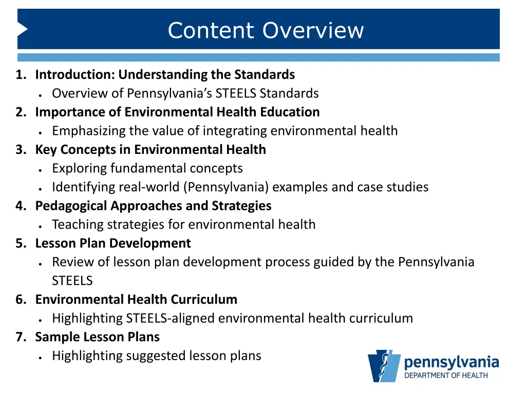 content overview