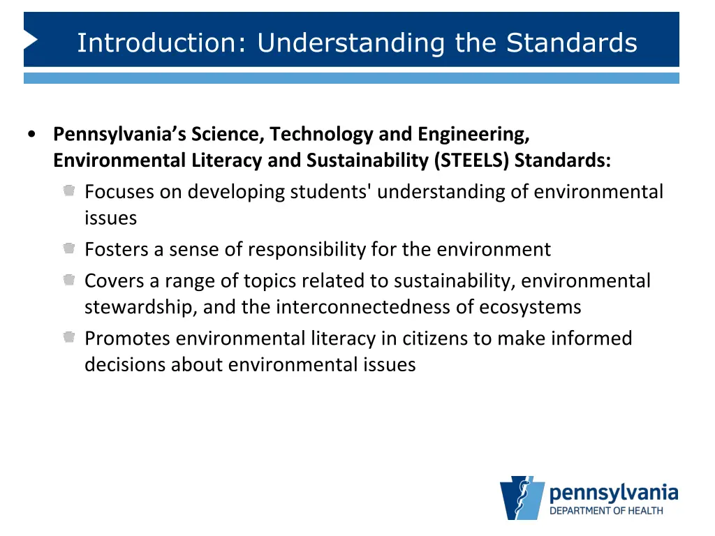 introduction understanding the standards