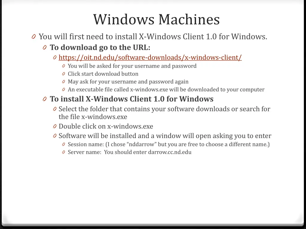 windows machines 0 you will first need to install