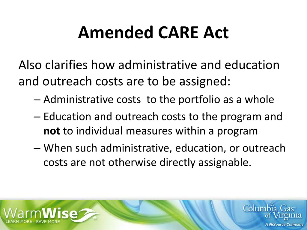 amended care act