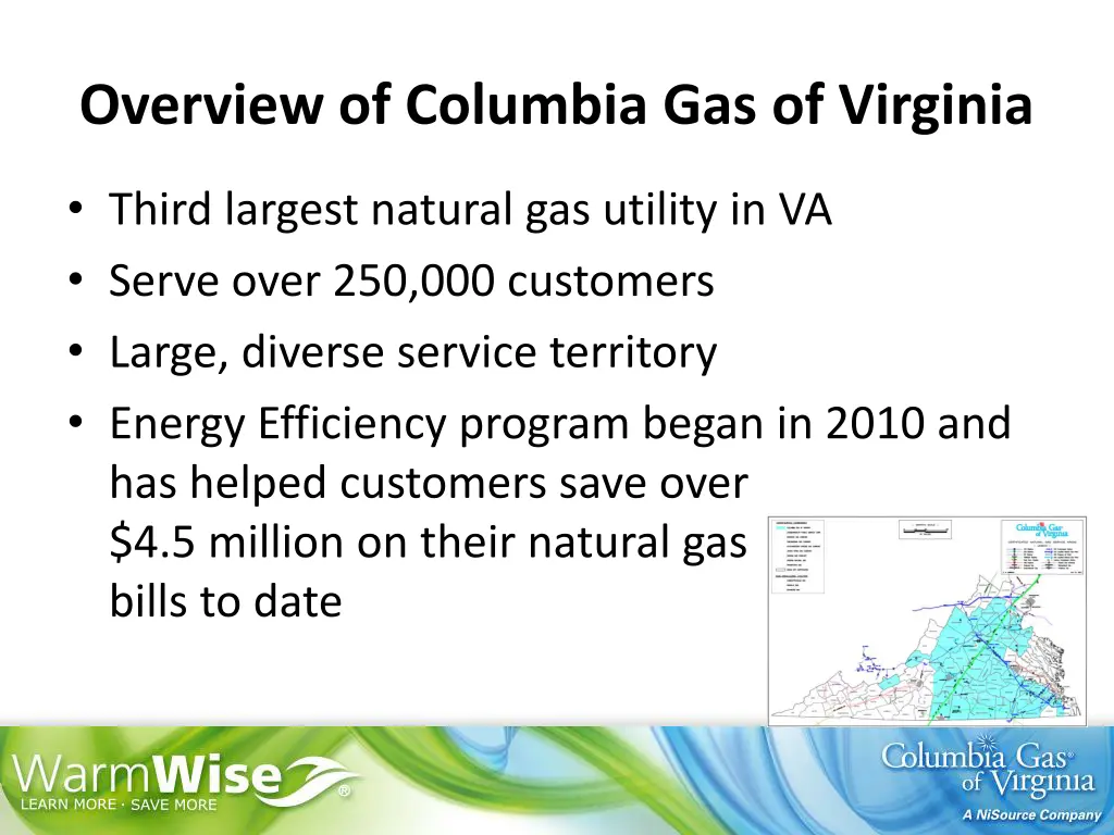 overview of columbia gas of virginia