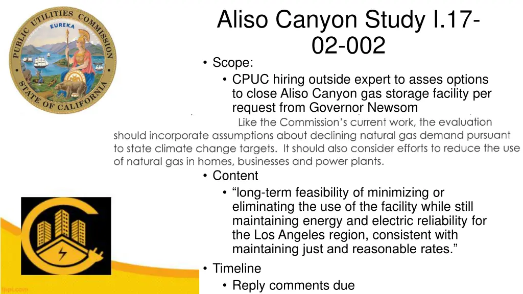 aliso canyon study i 17 02 002 scope cpuc hiring