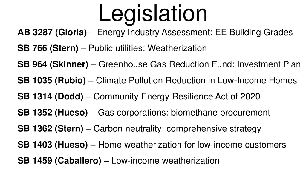 legislation 1