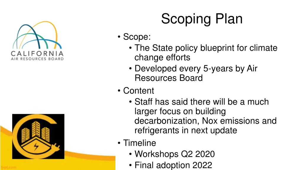 scoping plan