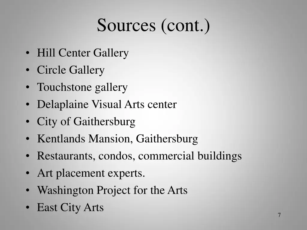 sources cont 1