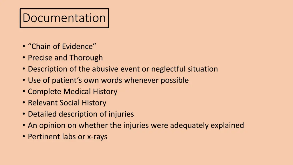 documentation
