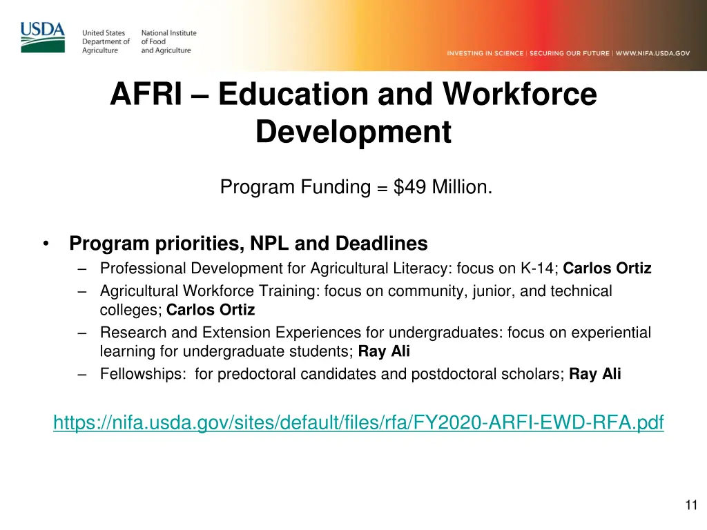afri education and workforce development