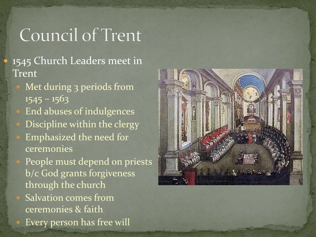 council of trent