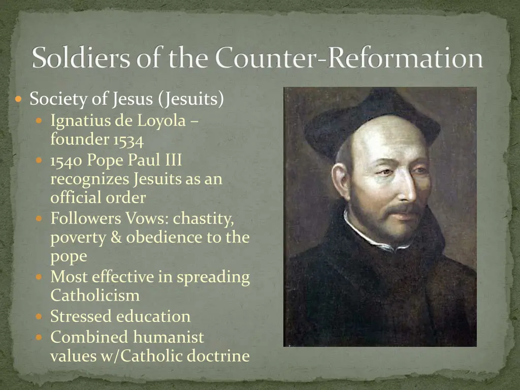 soldiers of the counter reformation
