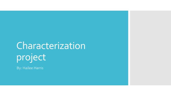 characterization project