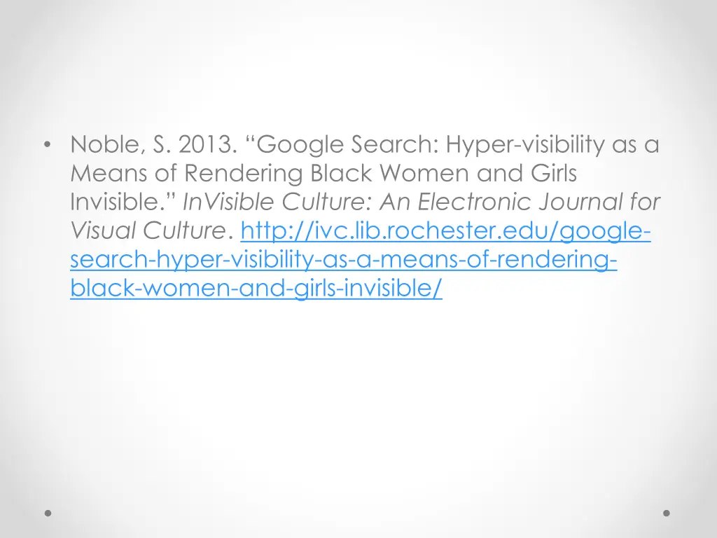 noble s 2013 google search hyper visibility