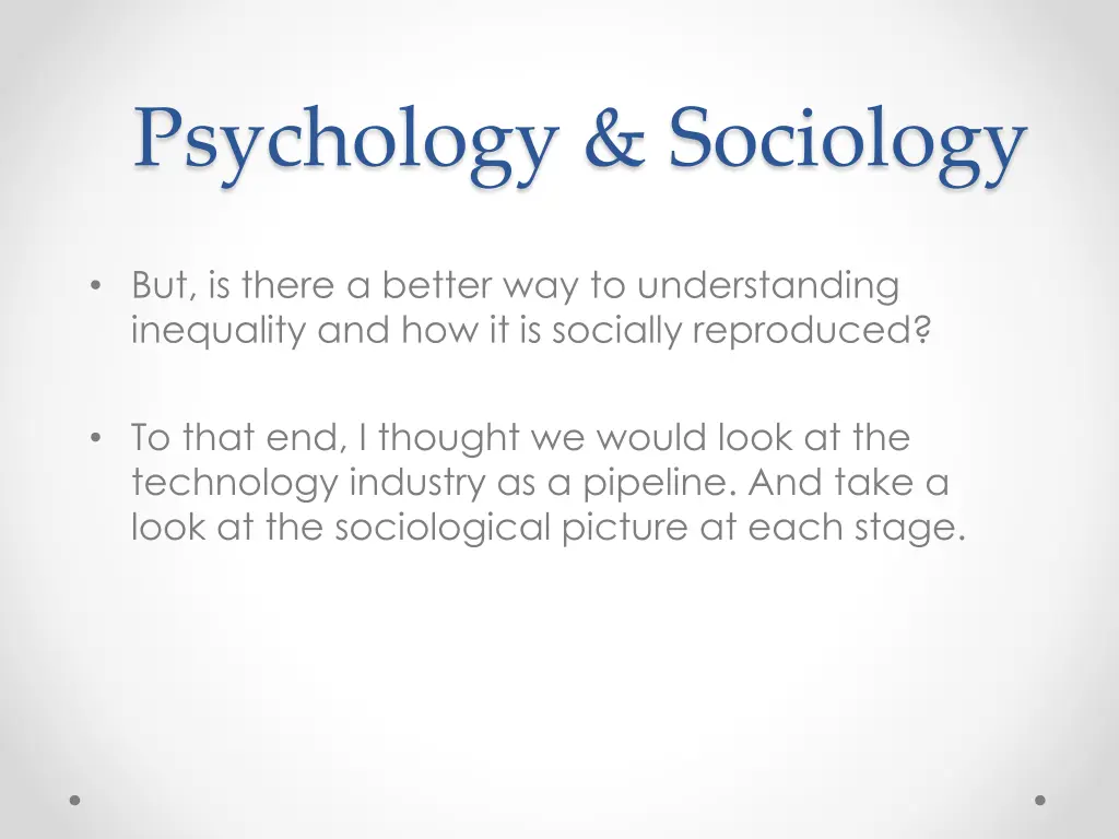 psychology sociology