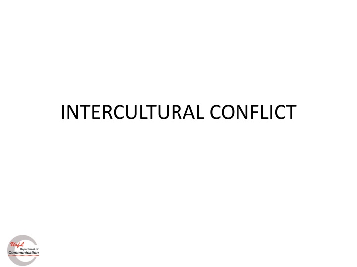 intercultural conflict
