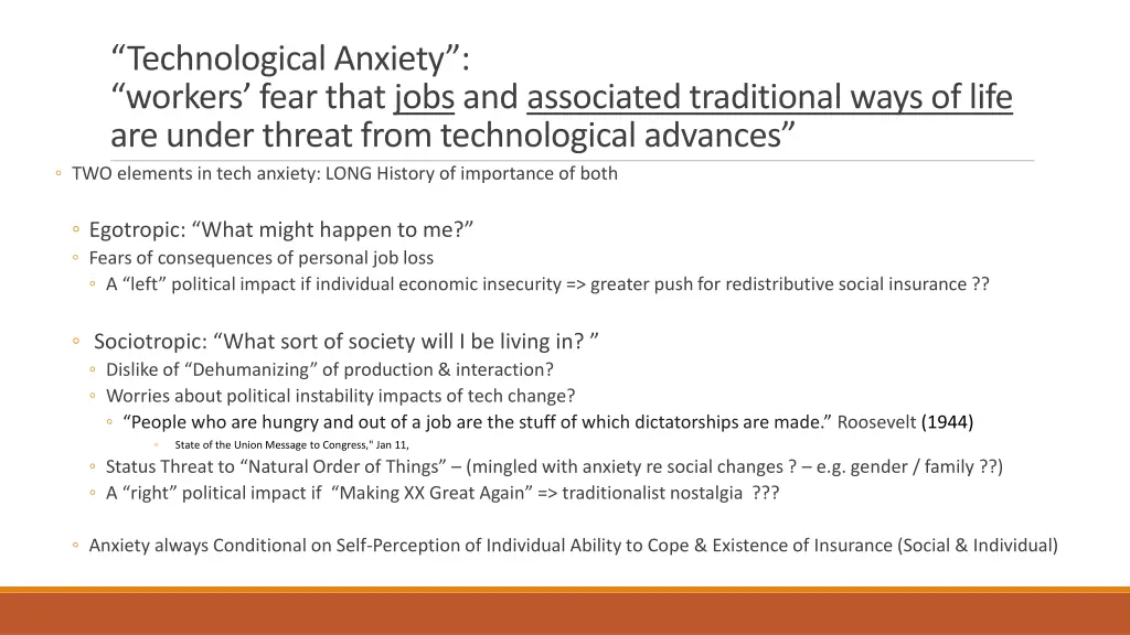 technological anxiety workers fear that jobs