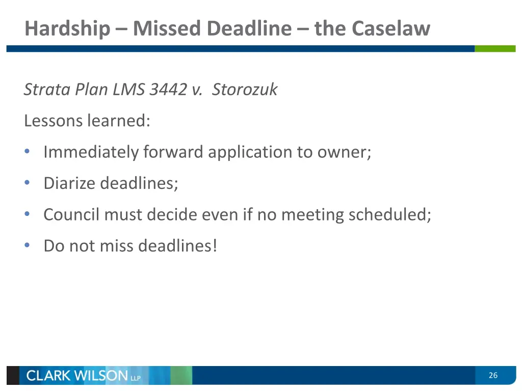 hardship missed deadline the caselaw 2
