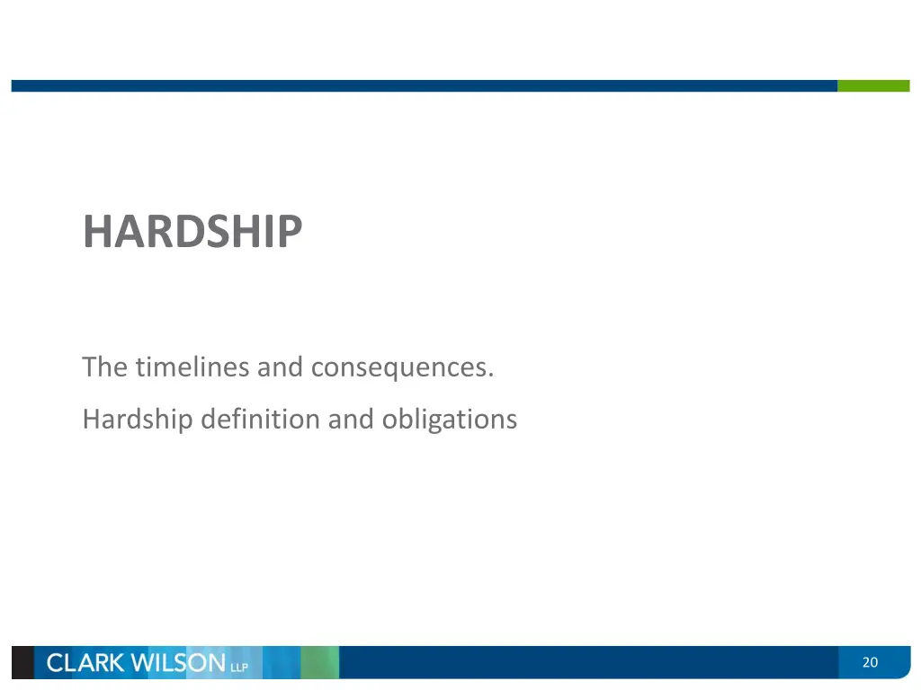 hardship