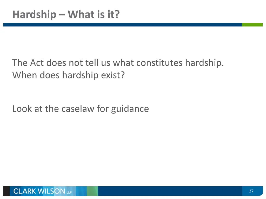 hardship what is it
