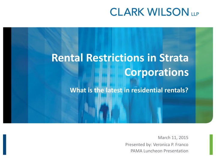 rental restrictions in strata