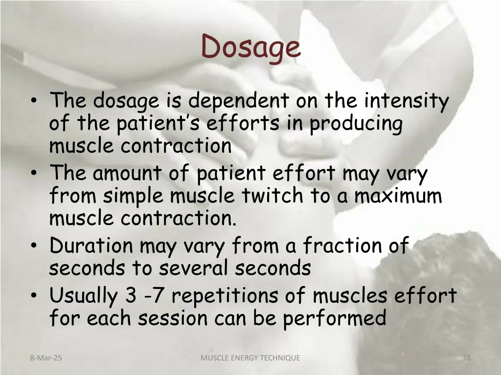 dosage