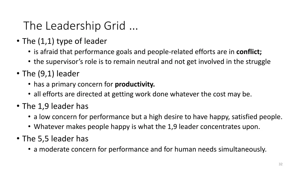 the leadership grid the 1 1 type of leader