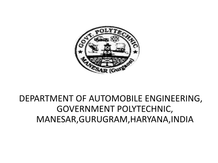 department of automobile engineering government