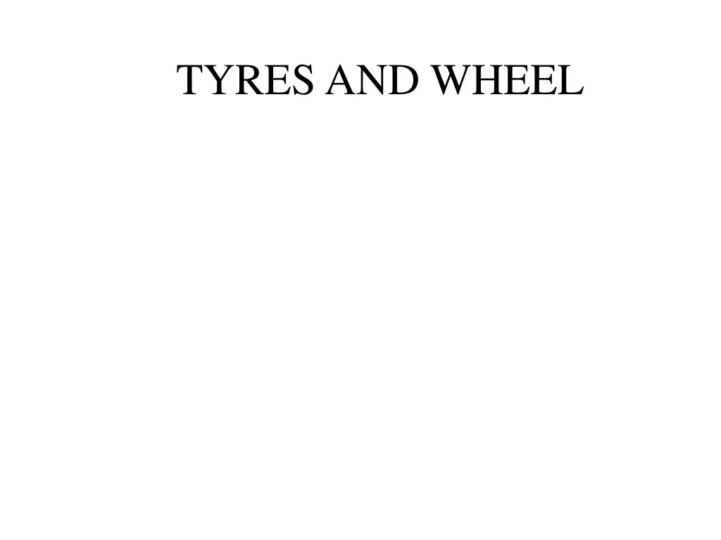 tyres and wheel