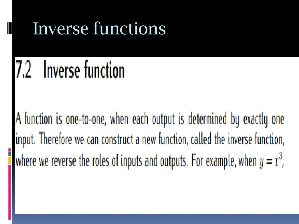 inverse functions