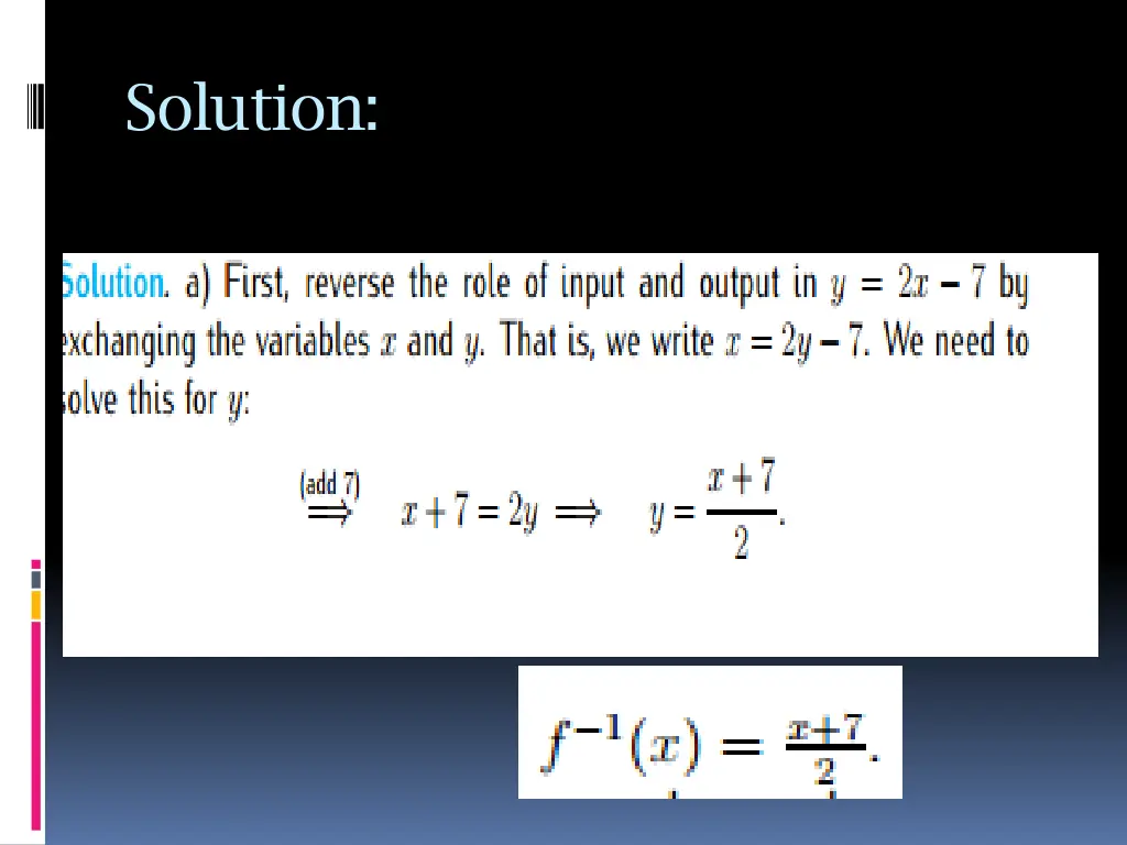 solution