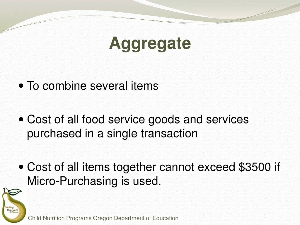 aggregate