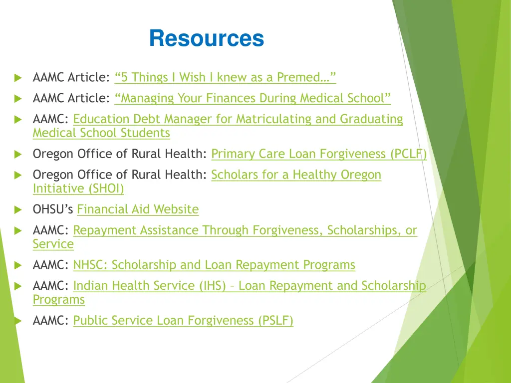 resources