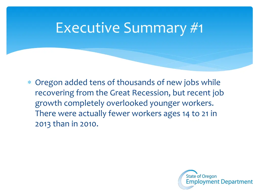 executive summary 1
