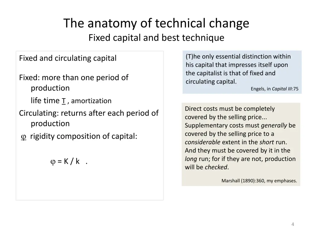 the anatomy of technical change fixed capital