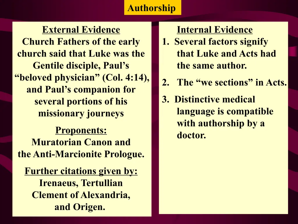 authorship 1