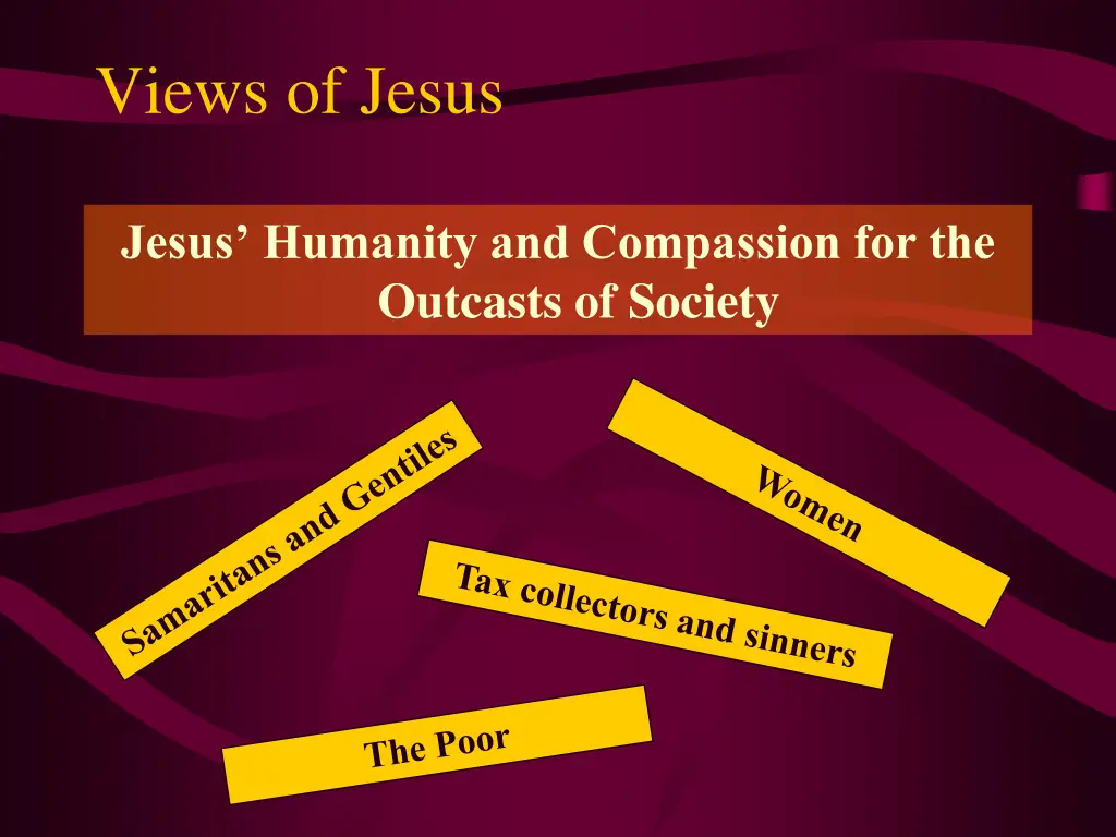views of jesus 1