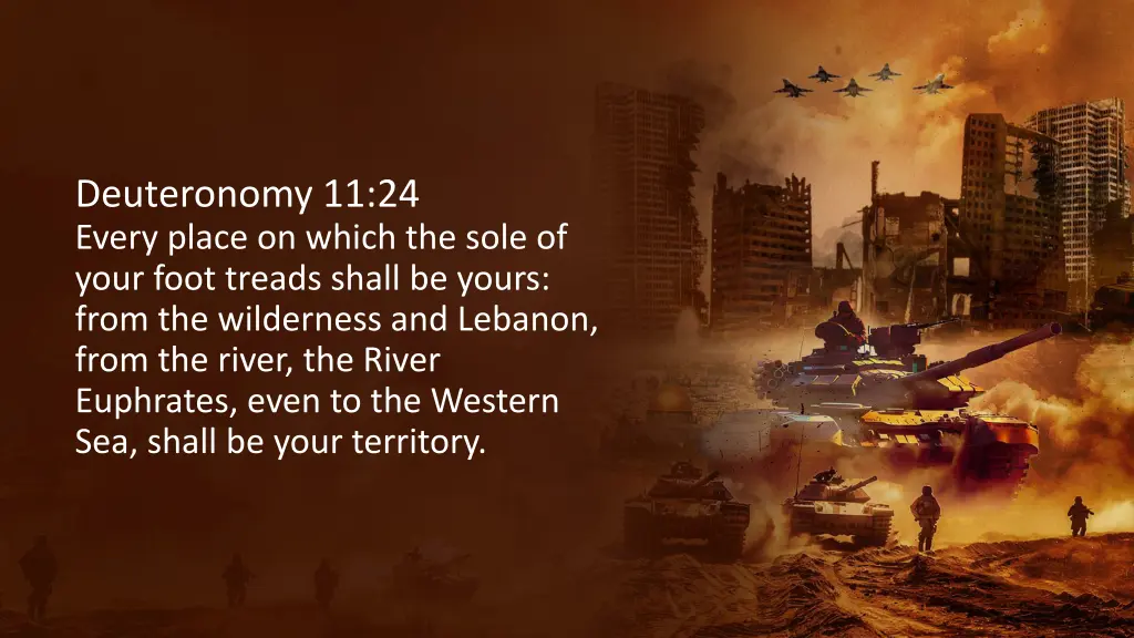 deuteronomy 11 24 every place on which the sole