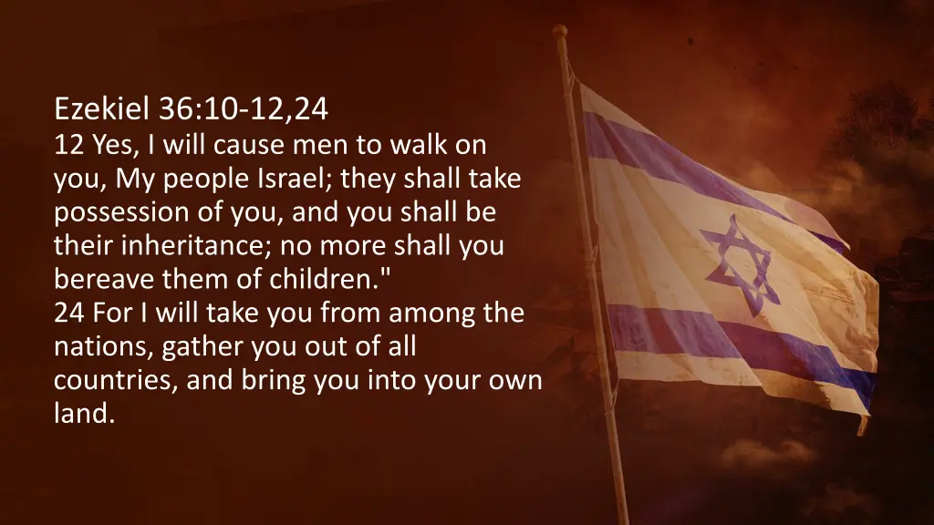 ezekiel 36 10 12 24 12 yes i will cause