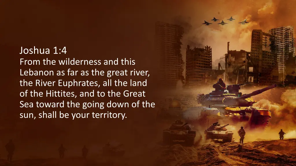 joshua 1 4 from the wilderness and this lebanon