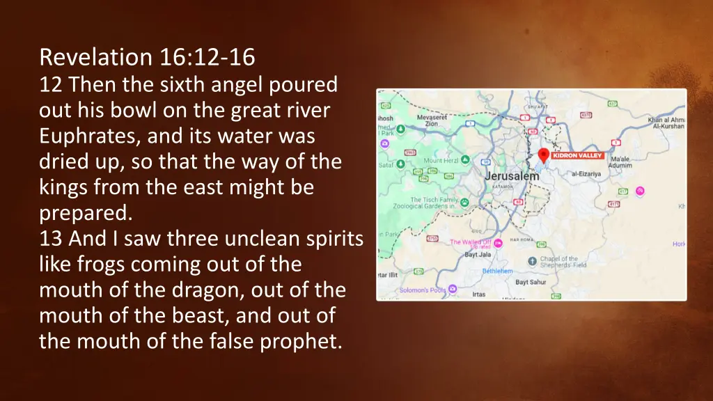 revelation 16 12 16 12 then the sixth angel
