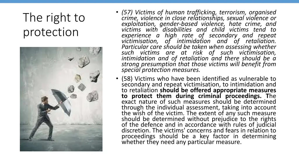 57 victims of human trafficking terrorism